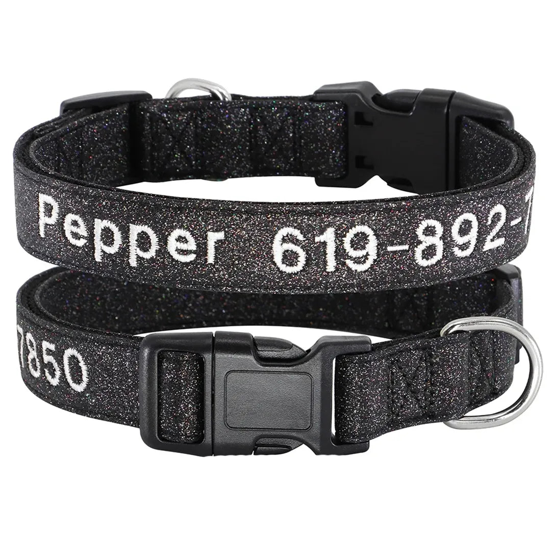 StitchSafe Halsband | Op Maat Geborduurde Nylon Halsband voor Honden