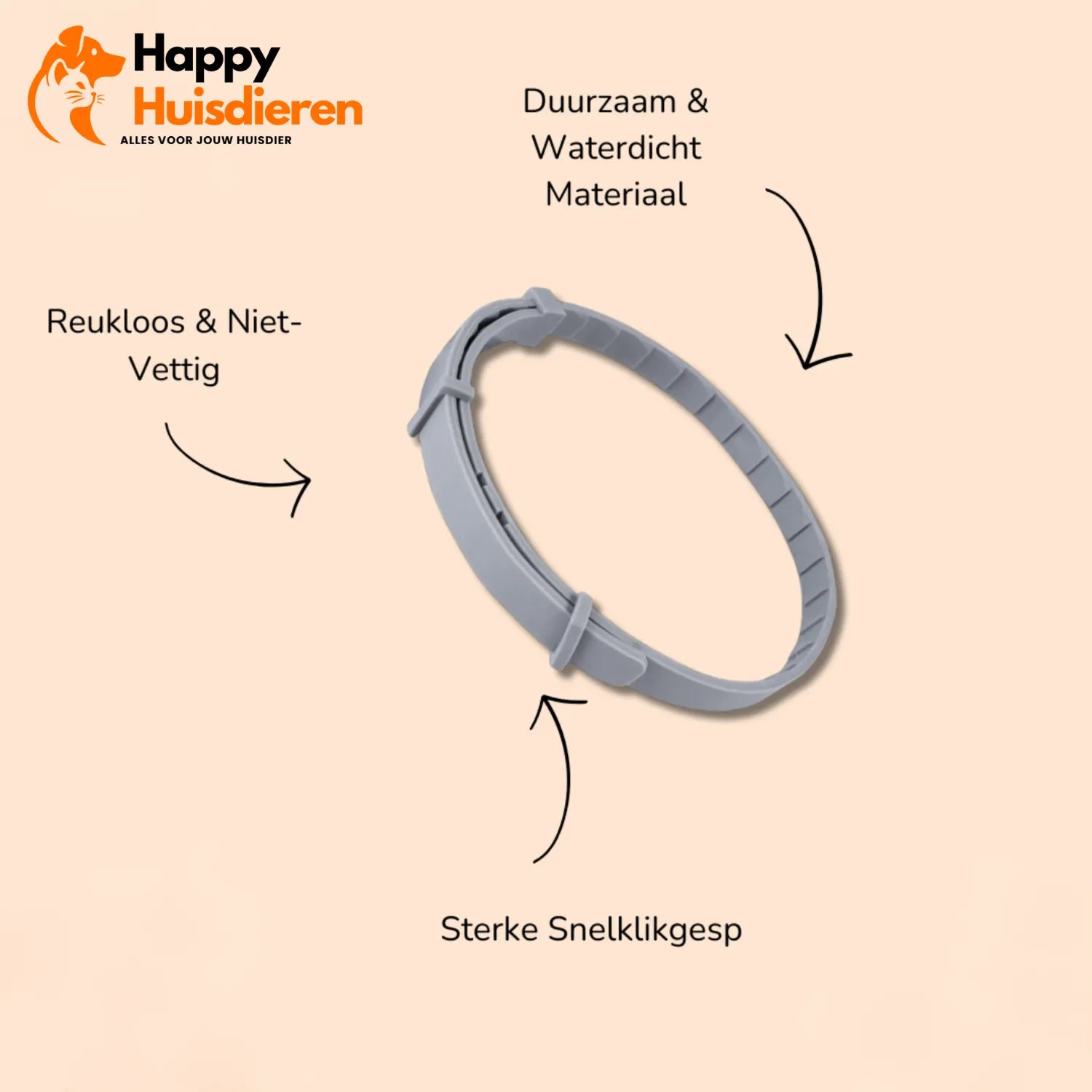 TekenStopper Halsband | Natuurlijke Bescherming voor Huisdieren