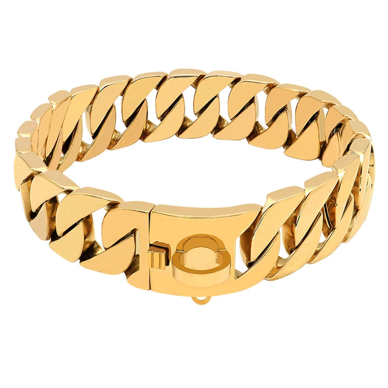 TitanPaw Luxe Hondenketting | Stevige Metalen Halsband voor Grote Honden