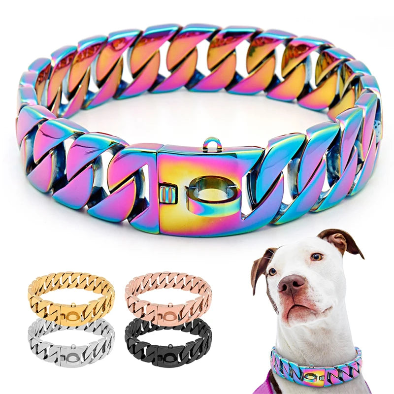 TitanPaw Luxe Hondenketting | Stevige Metalen Halsband voor Grote Honden