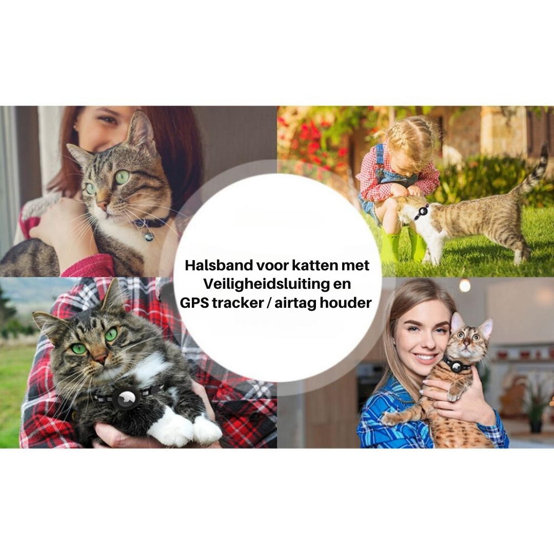 TrackTail Collar | Katten GPS halsband met veiligheidsluiting