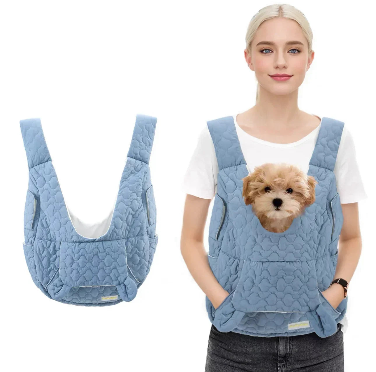 TrailPaws Carrier | Extra grote waterdichte hondendraagtas met lichtgewicht ontwerp