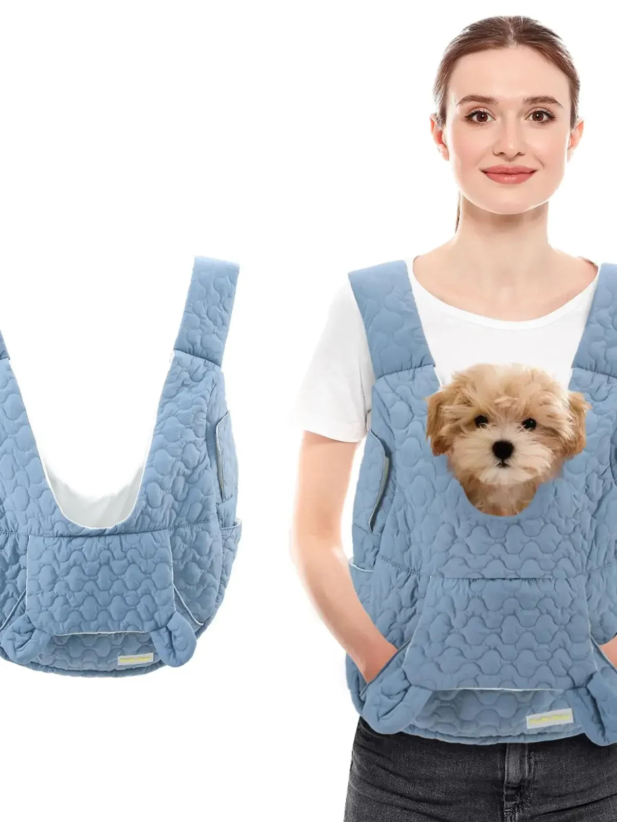TrailPaws Carrier | Extra grote waterdichte hondendraagtas met lichtgewicht ontwerp