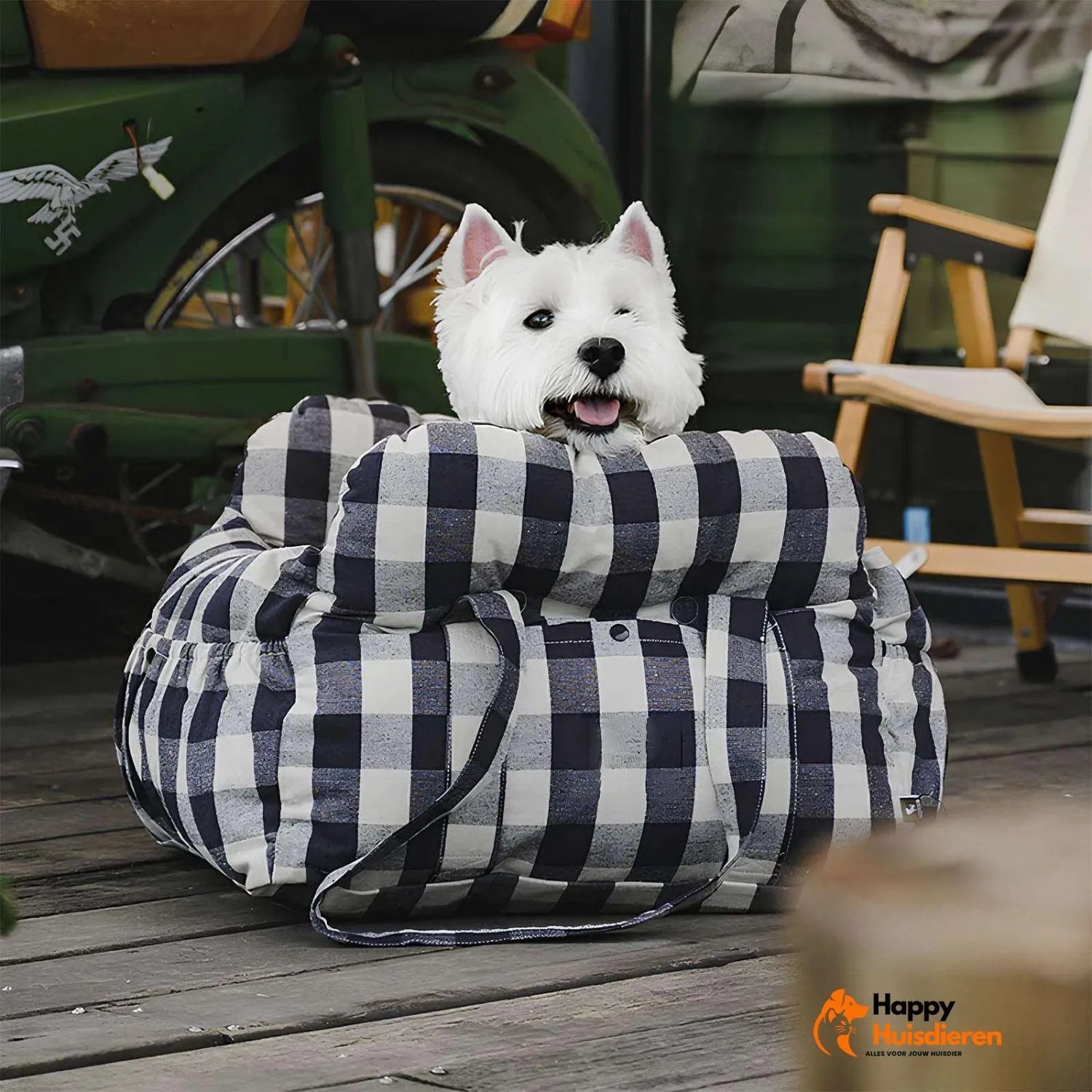 Transport Huisdier | Draagbare Autostoel voor Honden Comfort