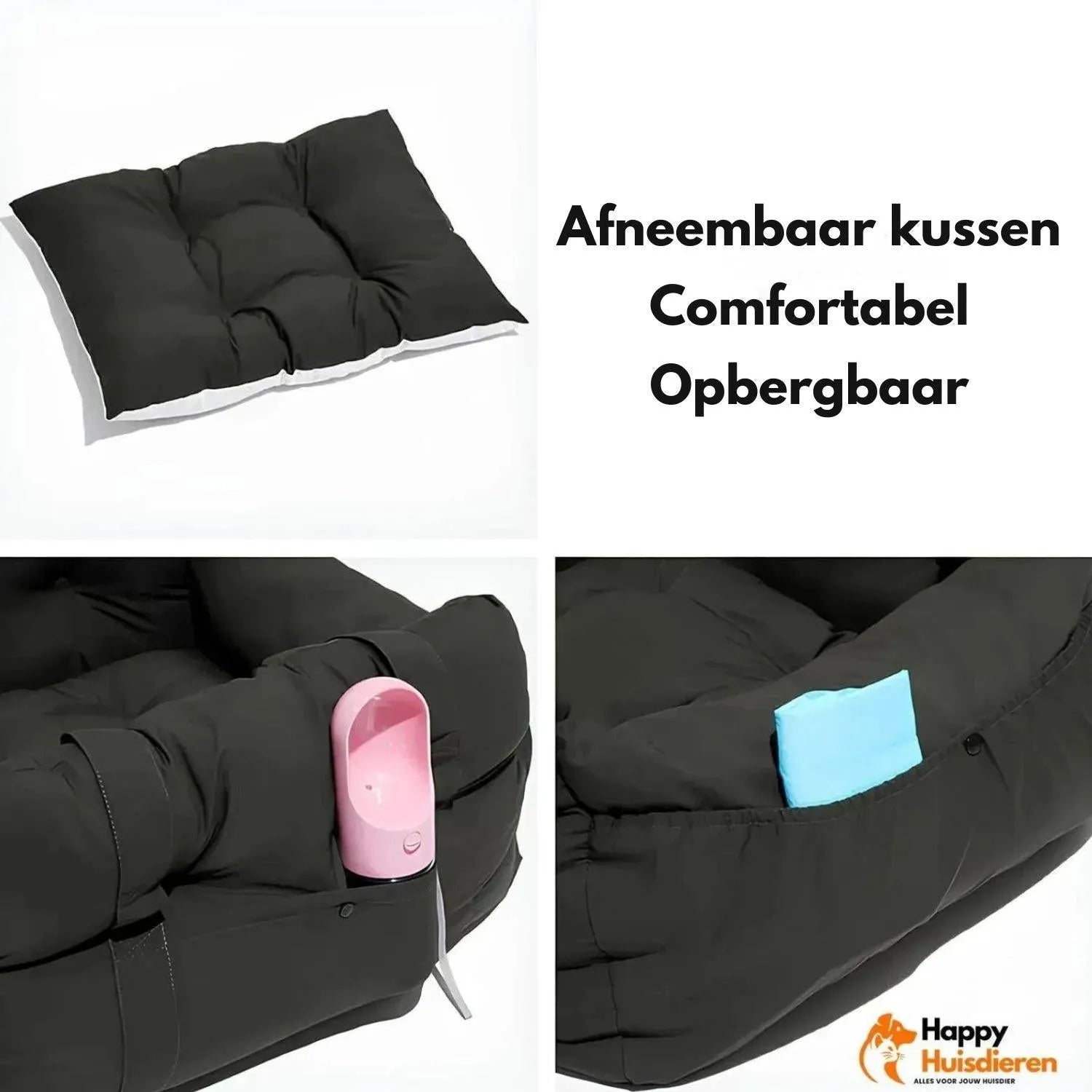 Transport Huisdier | Draagbare Autostoel voor Honden Comfort