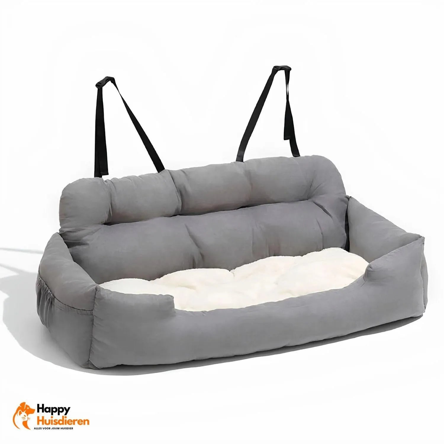 TravelPaws Bed | Veilig Honden Autostoelbed voor Lange Reizen