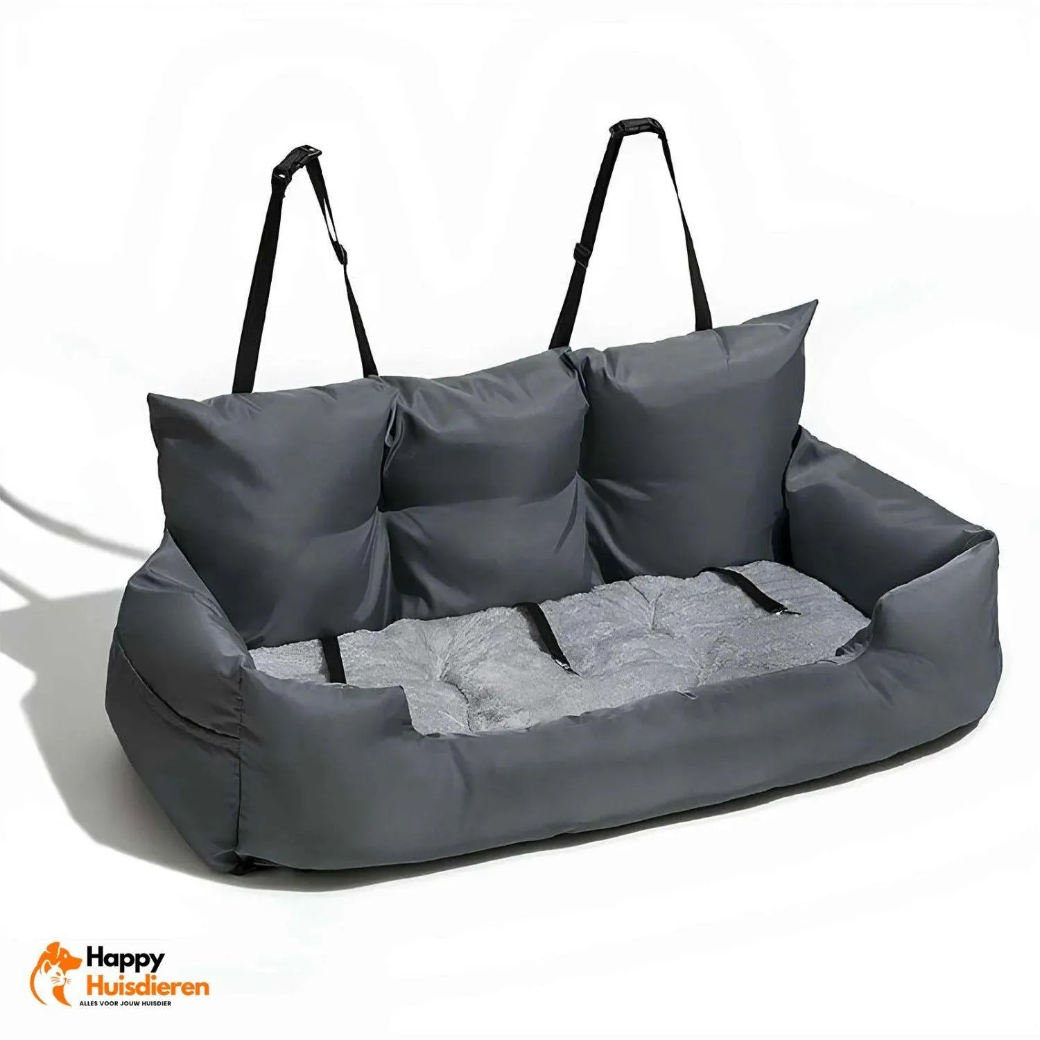 TravelPaws Bed | Veilig Honden Autostoelbed voor Lange Reizen