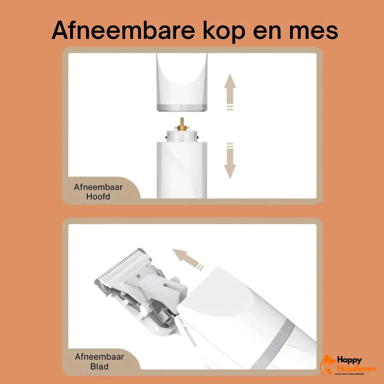 TrimEase | Stille draadloze trimmer voor huisdieren – veilig & veelzijdig