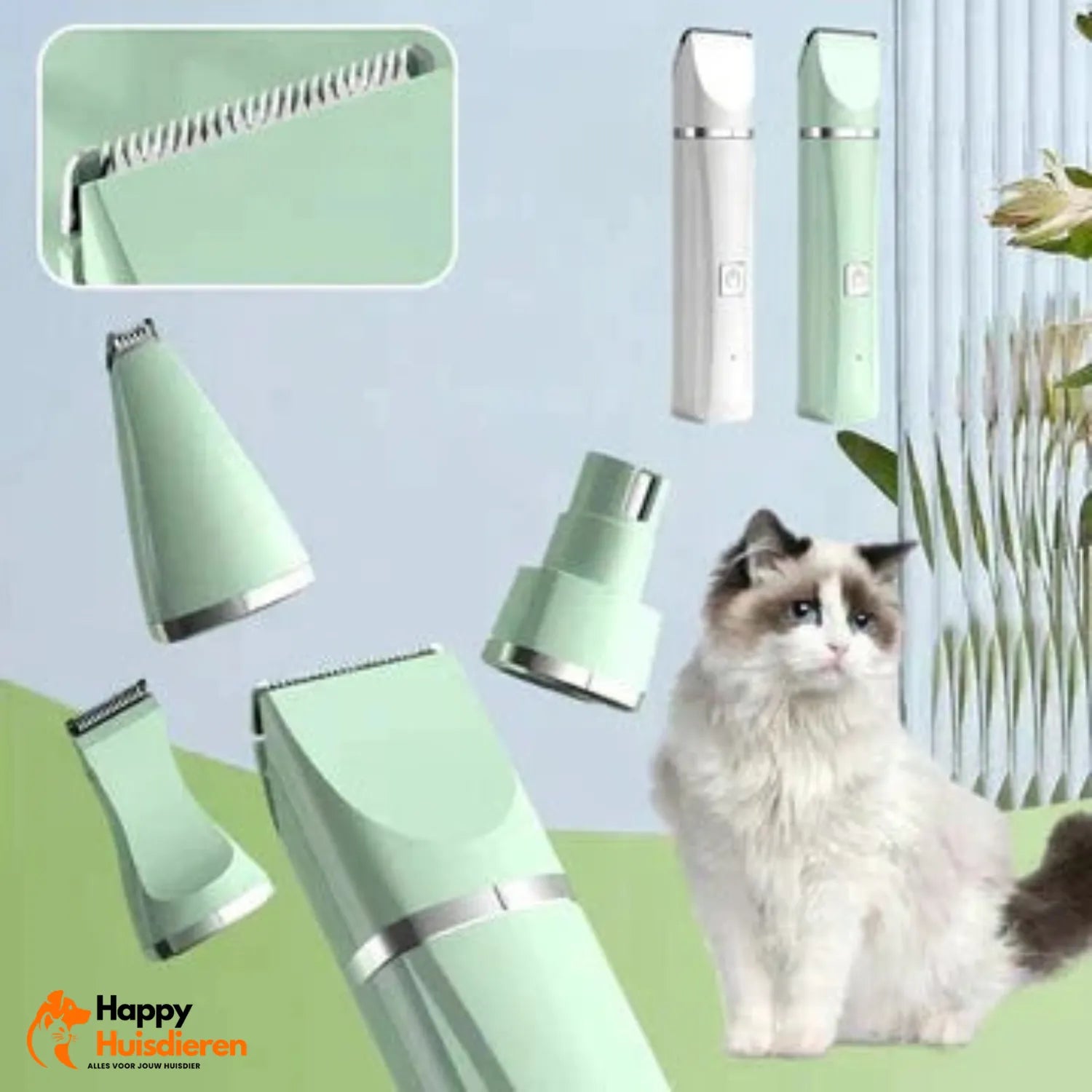 TrimTovenaar Pro | 4-in-1 Huisdiertrimmer voor efficiënt verzorgen