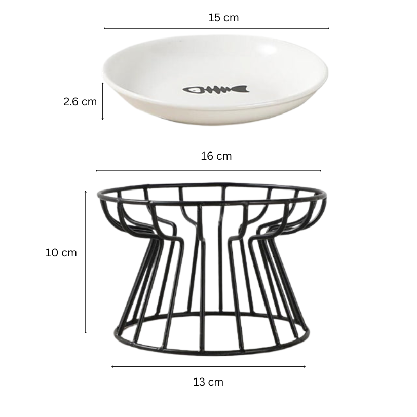 PetPlatter ZenBowl | Keramische voerbak voor stressvrij eten bij honden en katten