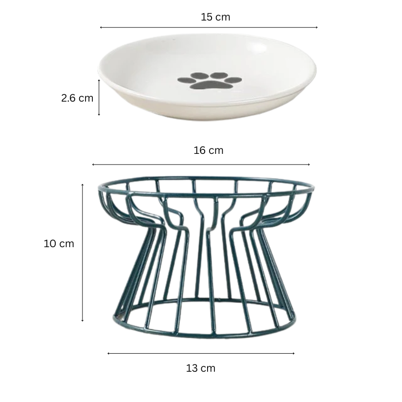 PetPlatter ZenBowl | Keramische voerbak voor stressvrij eten bij honden en katten