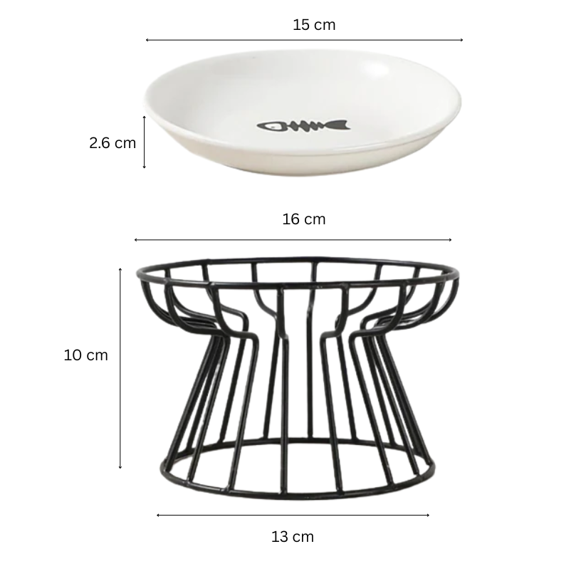 PetPlatter ZenBowl | Keramische voerbak voor stressvrij eten bij honden en katten