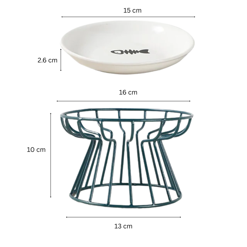 PetPlatter ZenBowl | Keramische voerbak voor stressvrij eten bij honden en katten