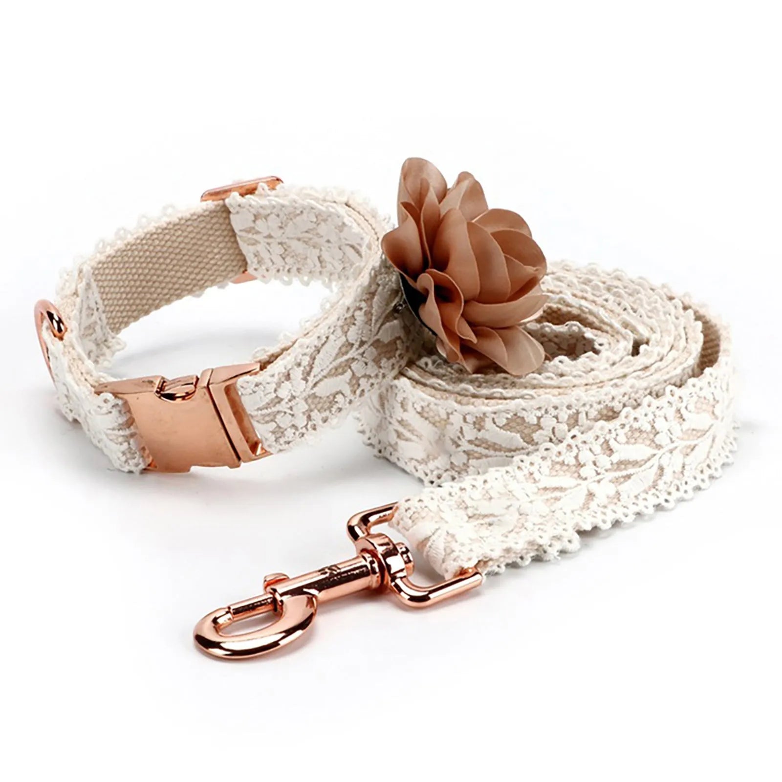 Velore | Luxe verstelbare hondenhalsband en riemset met stijlvol design
