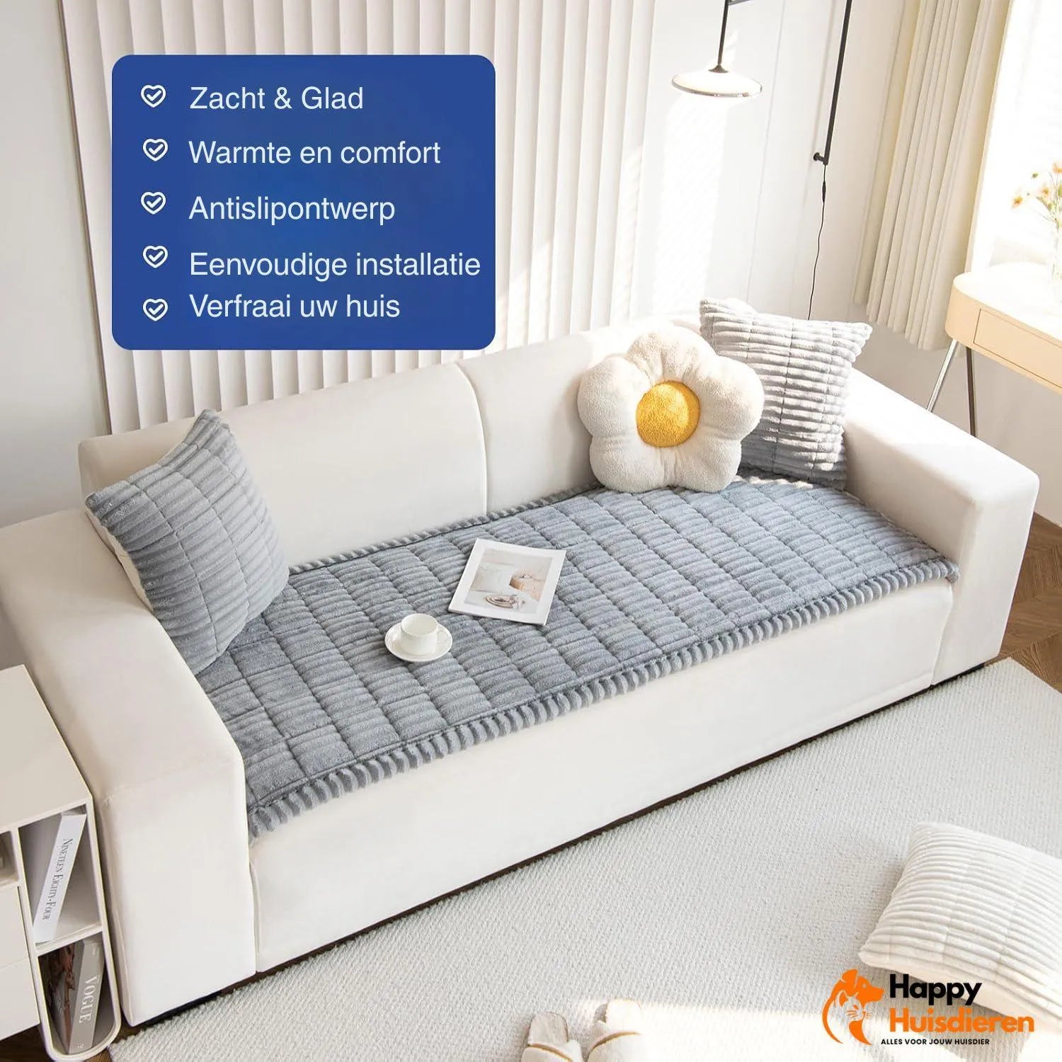 VelvetPaw | Luxe Bankhoes tegen Beschadigingen en Vuil