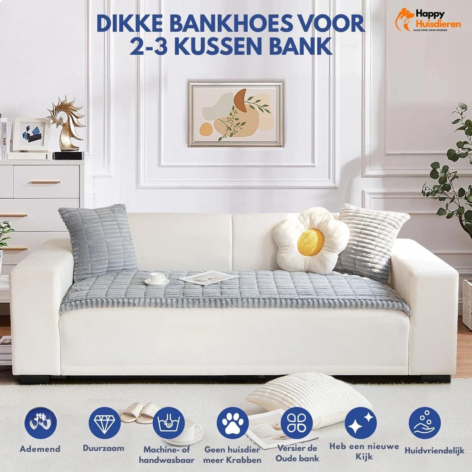 VelvetPaw | Luxe Bankhoes tegen Beschadigingen en Vuil