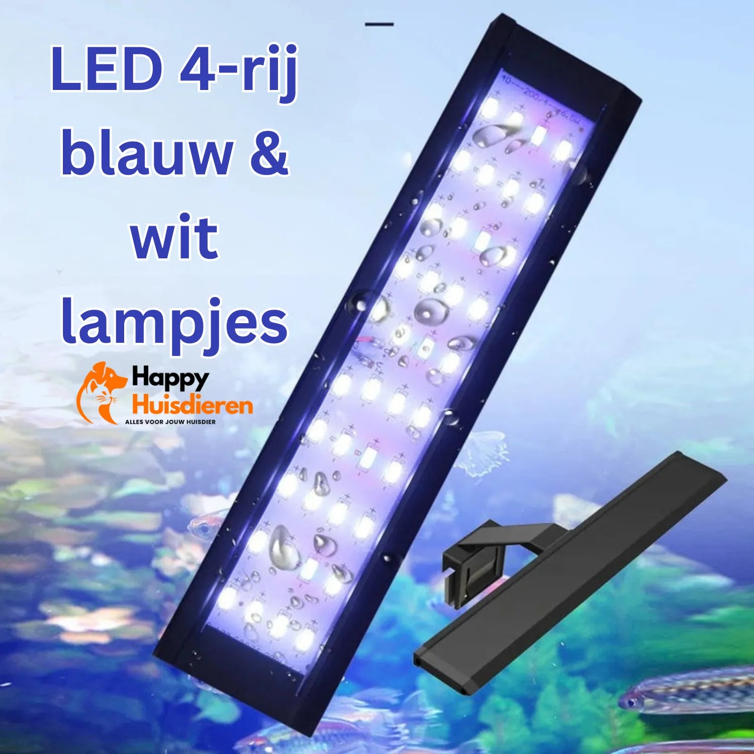 VissenVitaal LED Verlichting | Ultradunne Aquariumlamp voor Plantengroei