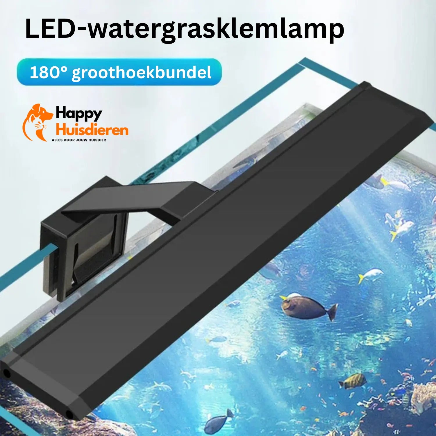 VissenVitaal LED Verlichting | Ultradunne Aquariumlamp voor Plantengroei