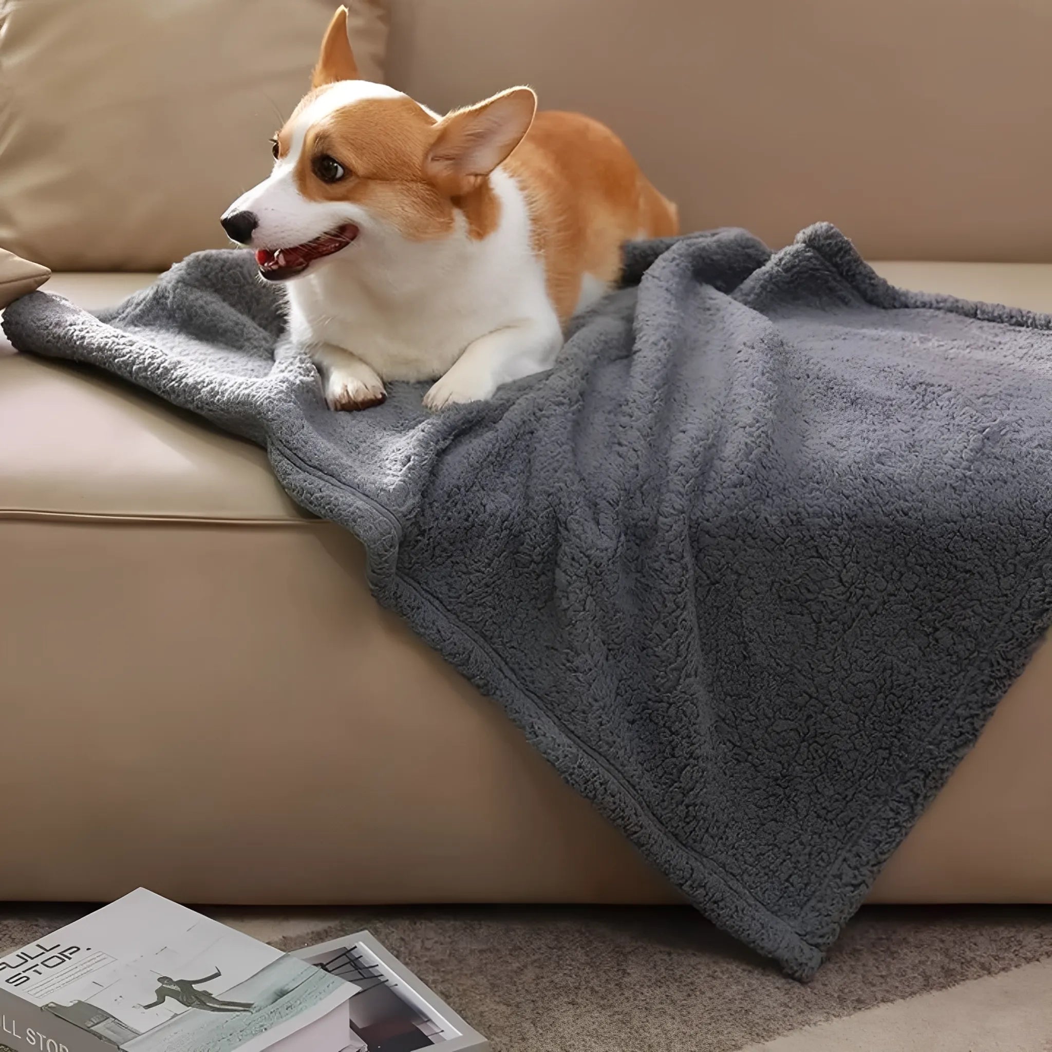 WarmteNest Deken | Zachte Pluchen Fleece Huisdierdeken voor Extra Comfort