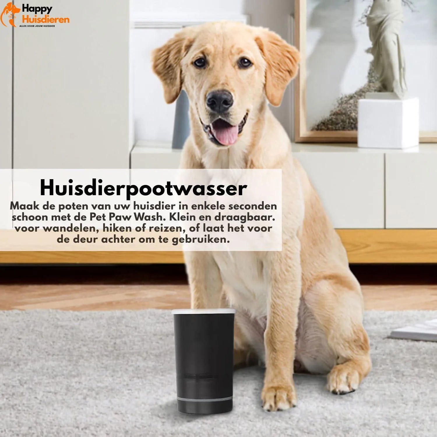 WashEase | Compacte Hondenreiniger voor Snel en Grondig Schoonmaken