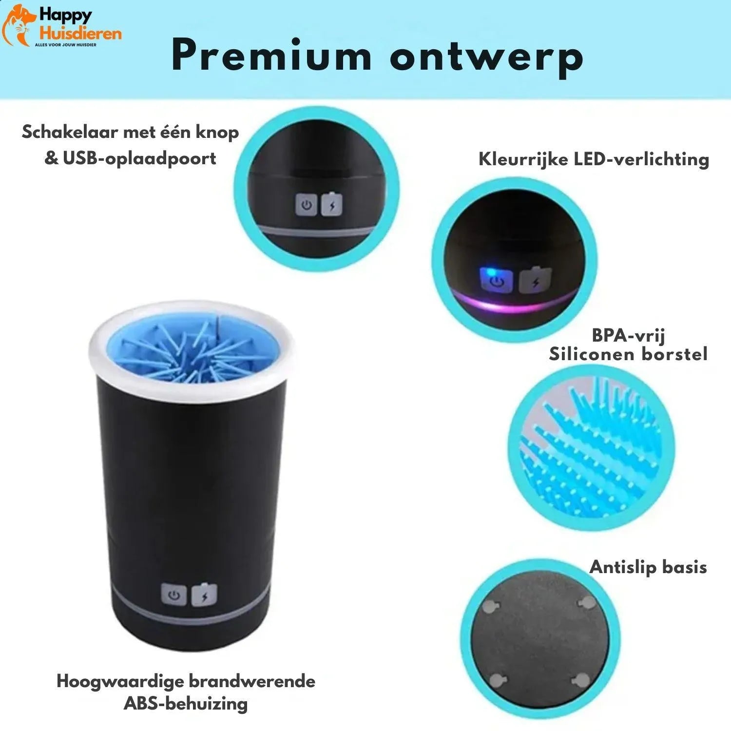 WashEase | Compacte Hondenreiniger voor Snel en Grondig Schoonmaken