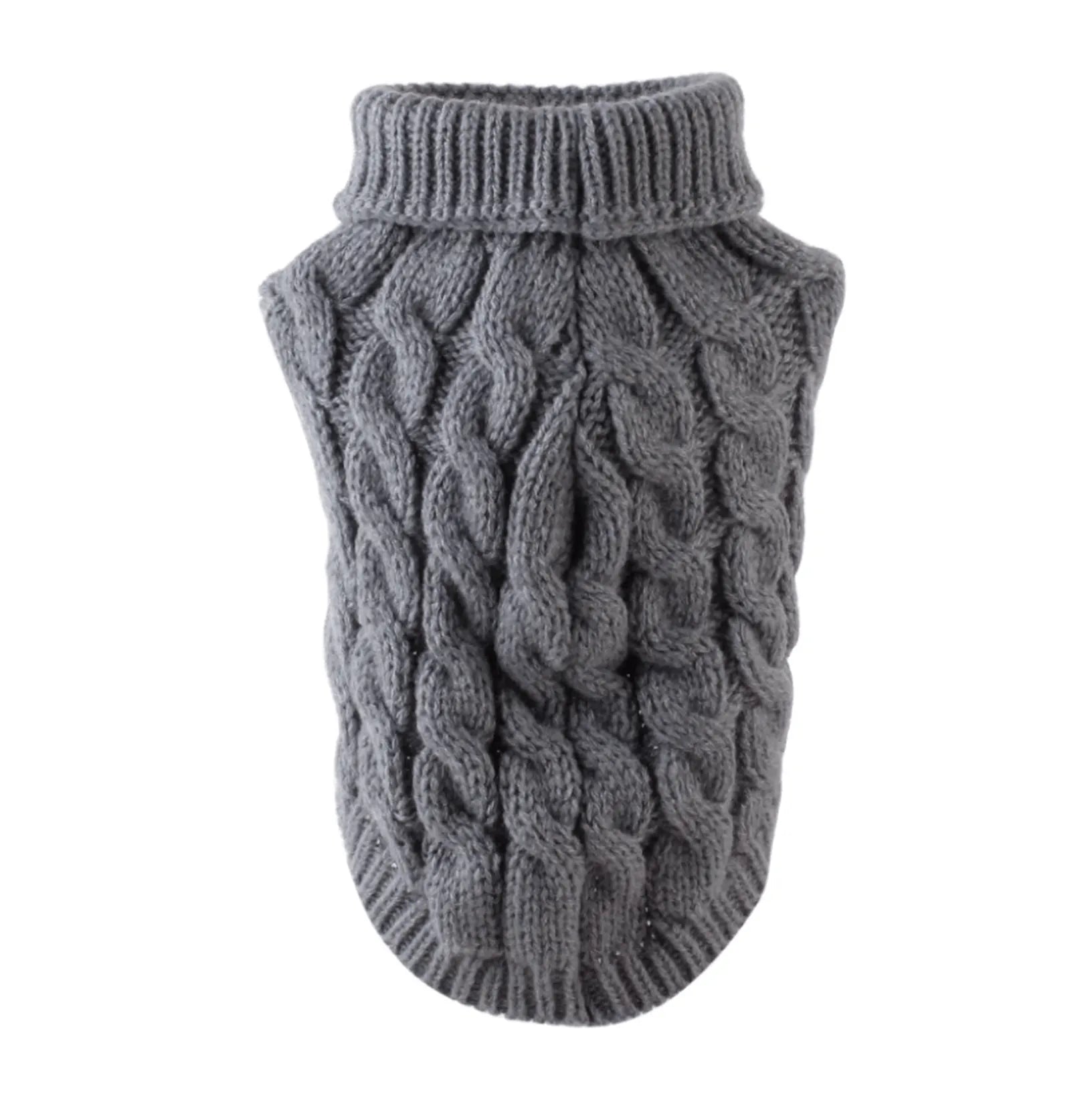 WolkWoezel Trui | Gebreide Hondenpullover van Warm Wol met Comfortabele Pasvorm