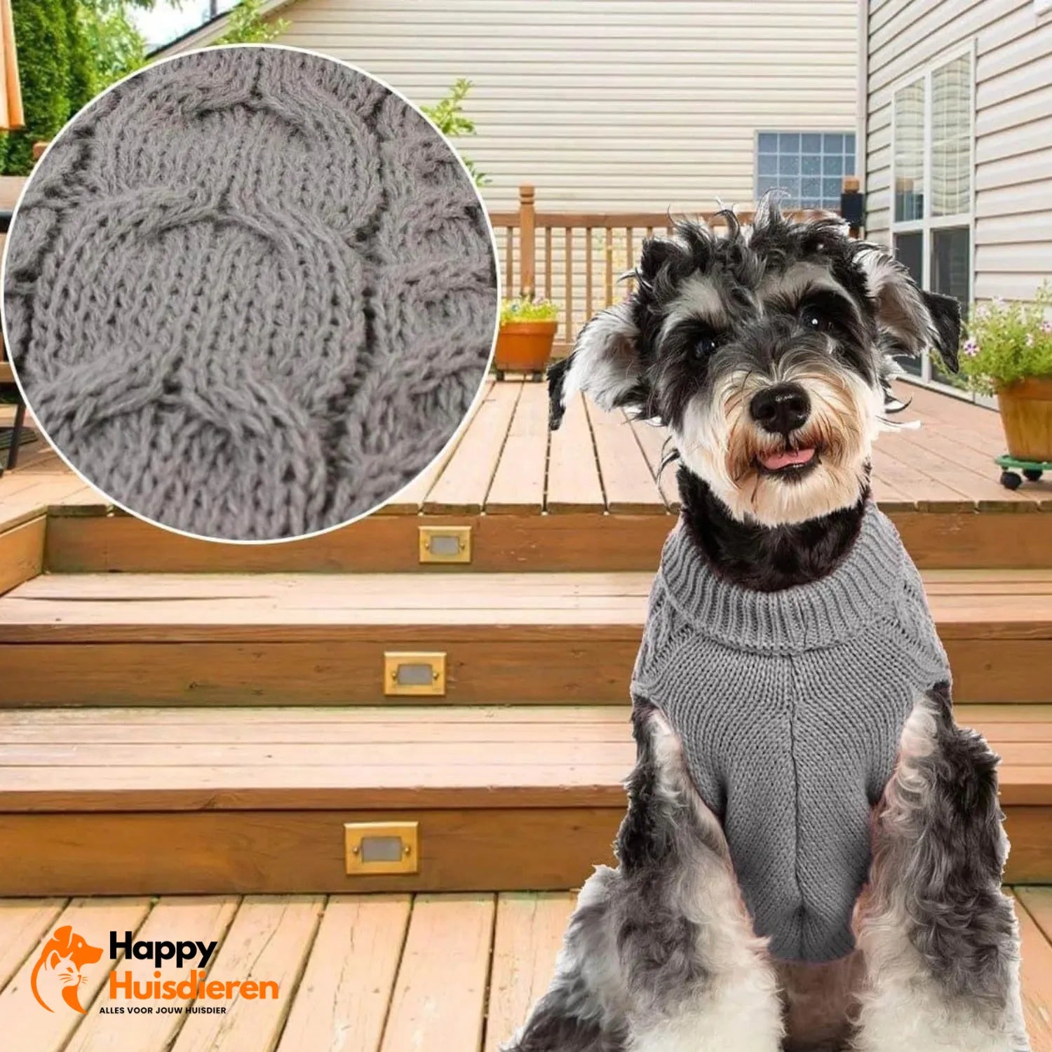 WolkWoezel Trui | Gebreide Hondenpullover van Warm Wol met Comfortabele Pasvorm