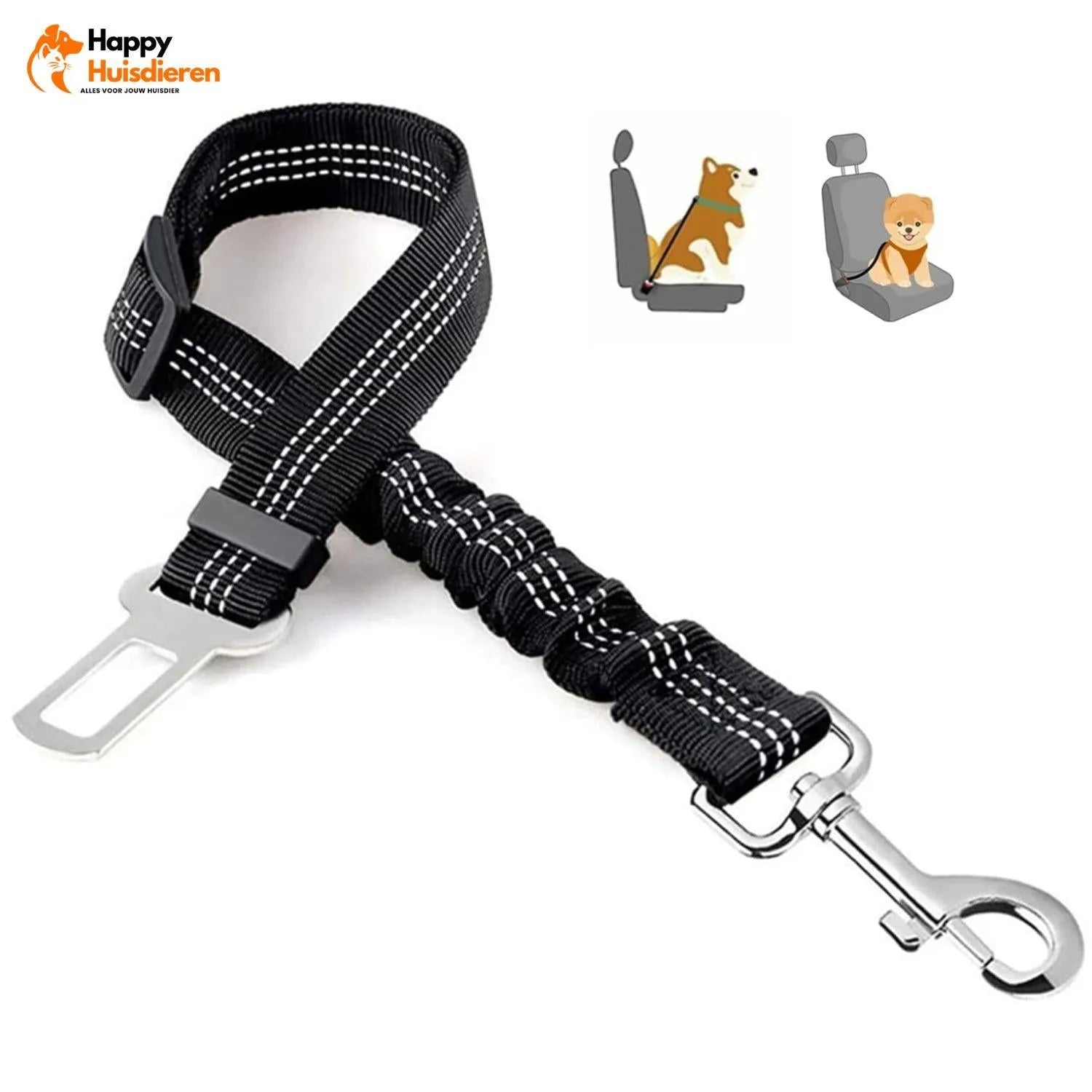 WoofBelt | Verstelbare Hondengordel voor Auto – Veilig & Comfortabel Reizen