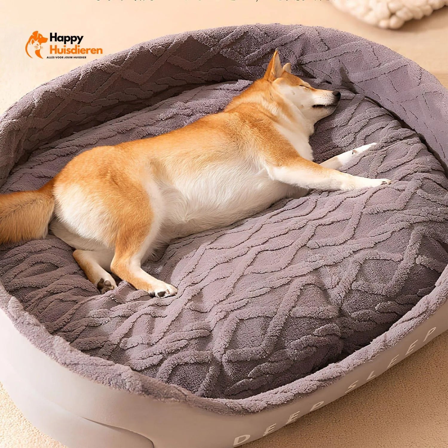 WoofNest Hondenmand | Zacht ligbed voor warmte en comfort