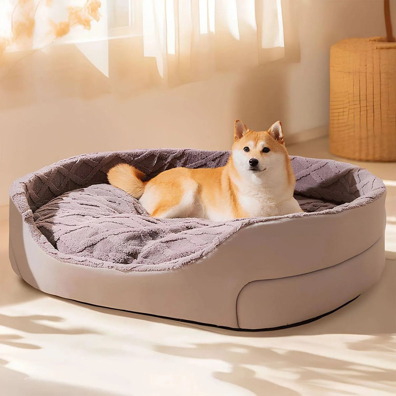 WoofNest Hondenmand | Zacht ligbed voor warmte en comfort