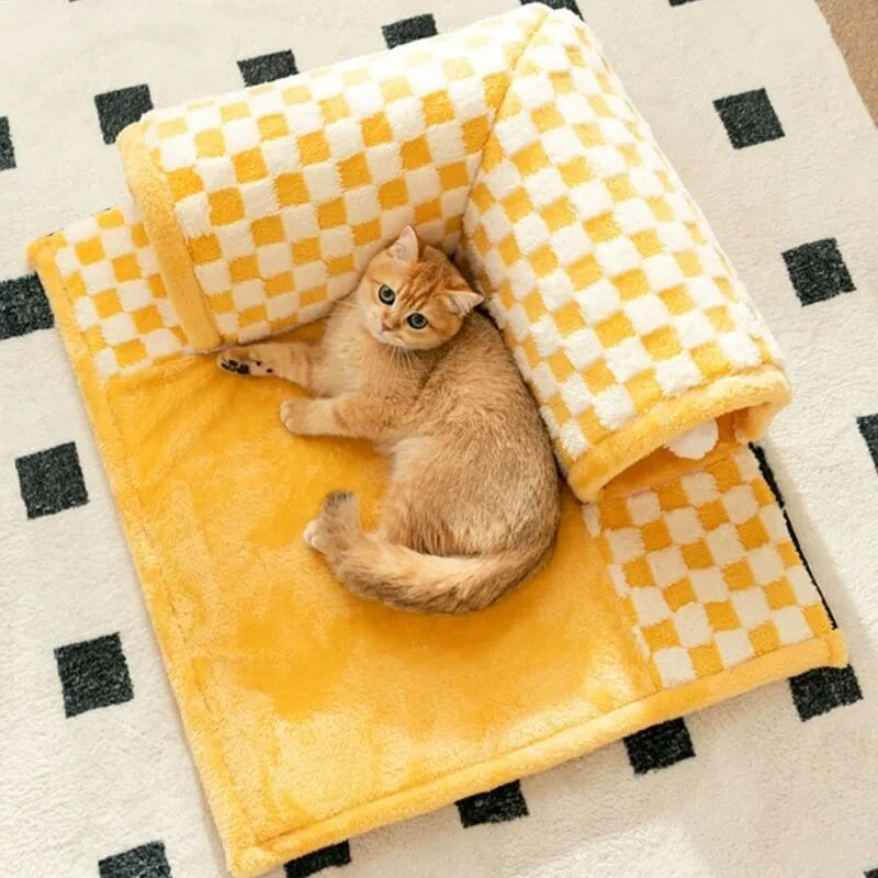 Yumi | Pluche kattentunnel voor spelen en rust