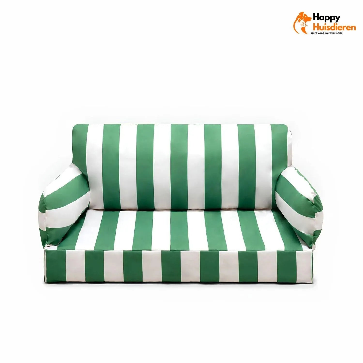 ZomerBries Sofa | Verkoelende Waterbestendige Honden- en Kattenbank met Gestreept Ontwerp