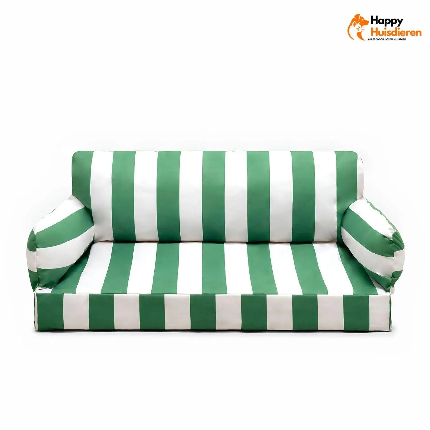ZomerBries Sofa | Verkoelende Waterbestendige Honden- en Kattenbank met Gestreept Ontwerp