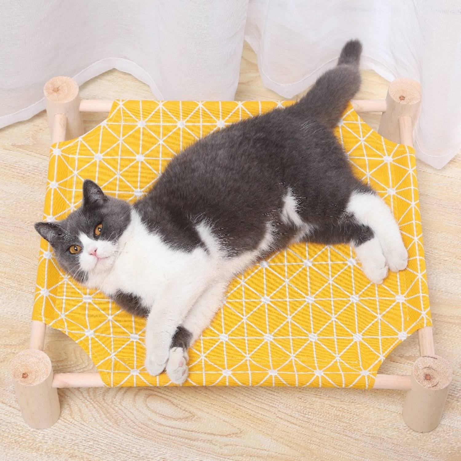 Stijlvolle waterdichte kattenhangmat voor comfortabel rusten