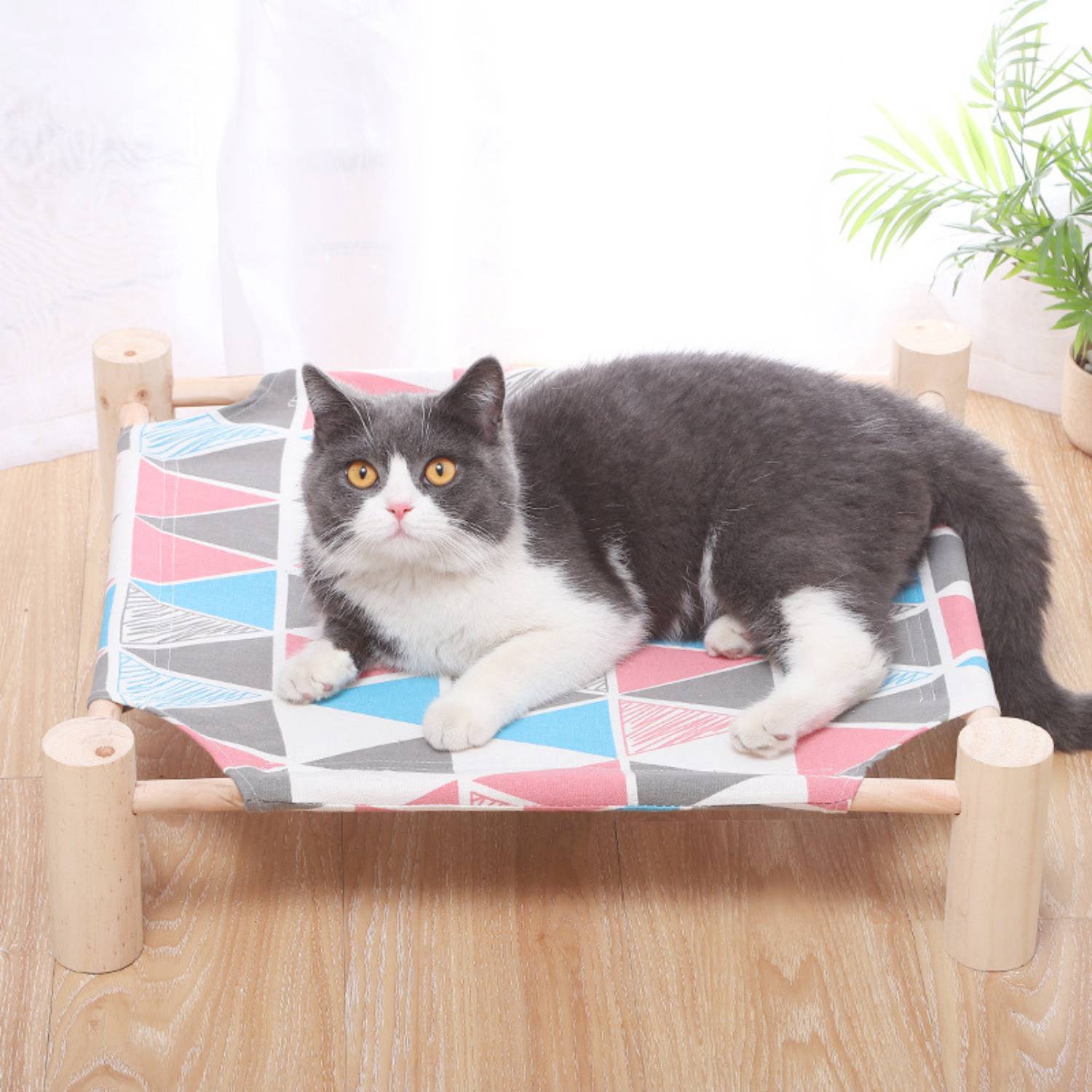 Stijlvolle waterdichte kattenhangmat voor comfortabel rusten