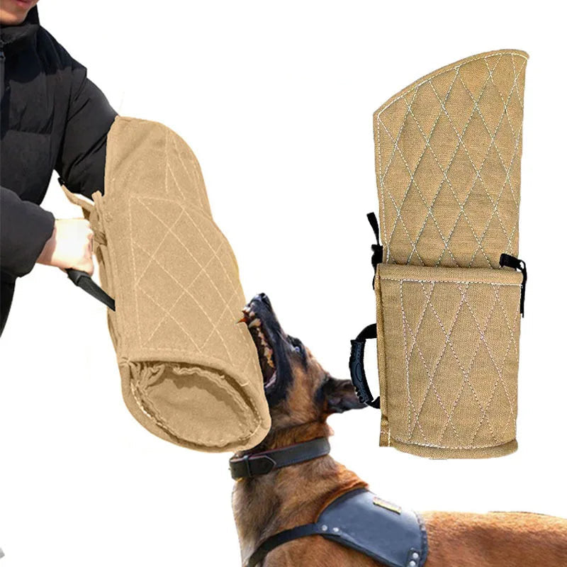 ProtectBite Trainingsmouw | Duurzame Jute Bijtarm met Handvat voor Honden