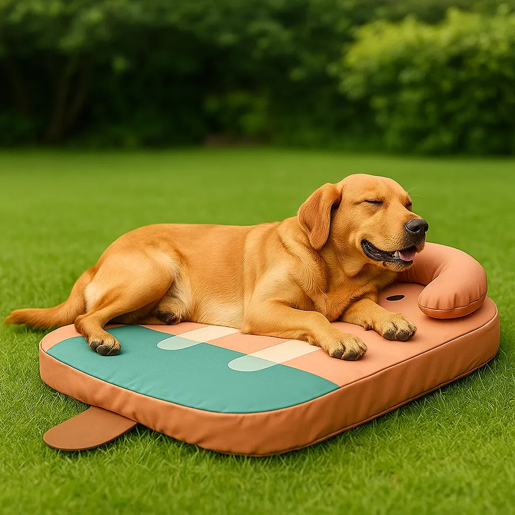 Verkoelend hondenbed met waterdichte antislipbodem voor honden