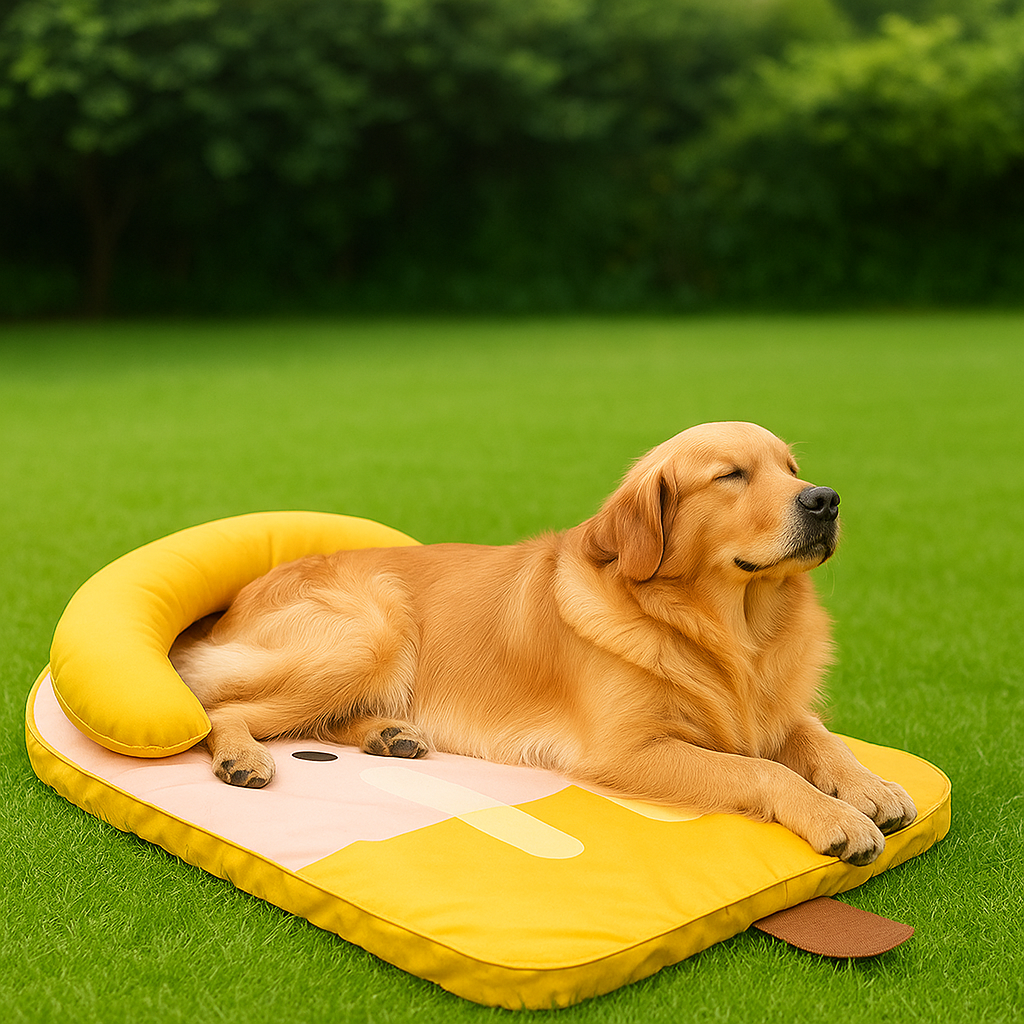 Verkoelend hondenbed met waterdichte antislipbodem voor honden