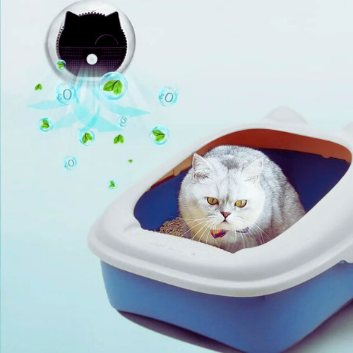 Luchtverfrisser voor kattenbak om nare geurtjes te verwijderen