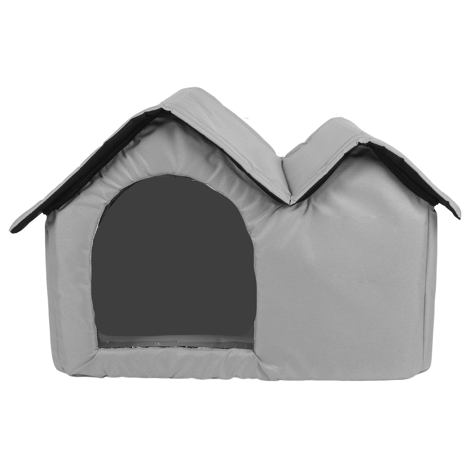 Koel en ademend kattenhuis met ijsvakken voor comfort in de zomer