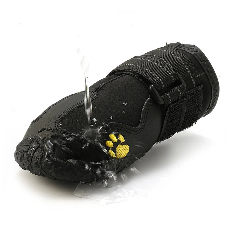 Waterdichte en warme hondenschoenen voor bescherming tegen sneeuw en regen in de winter