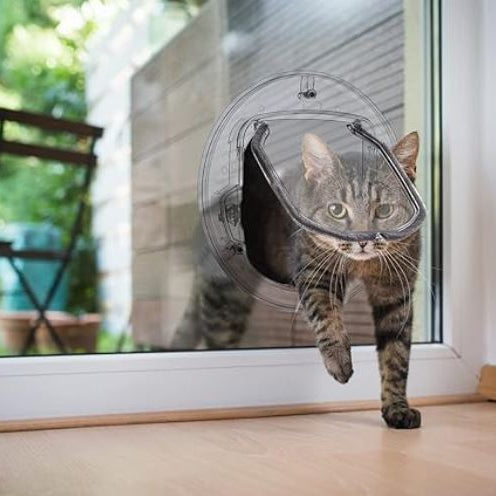 Kattenpoort voor vrije toegang en veiligheid van uw kat