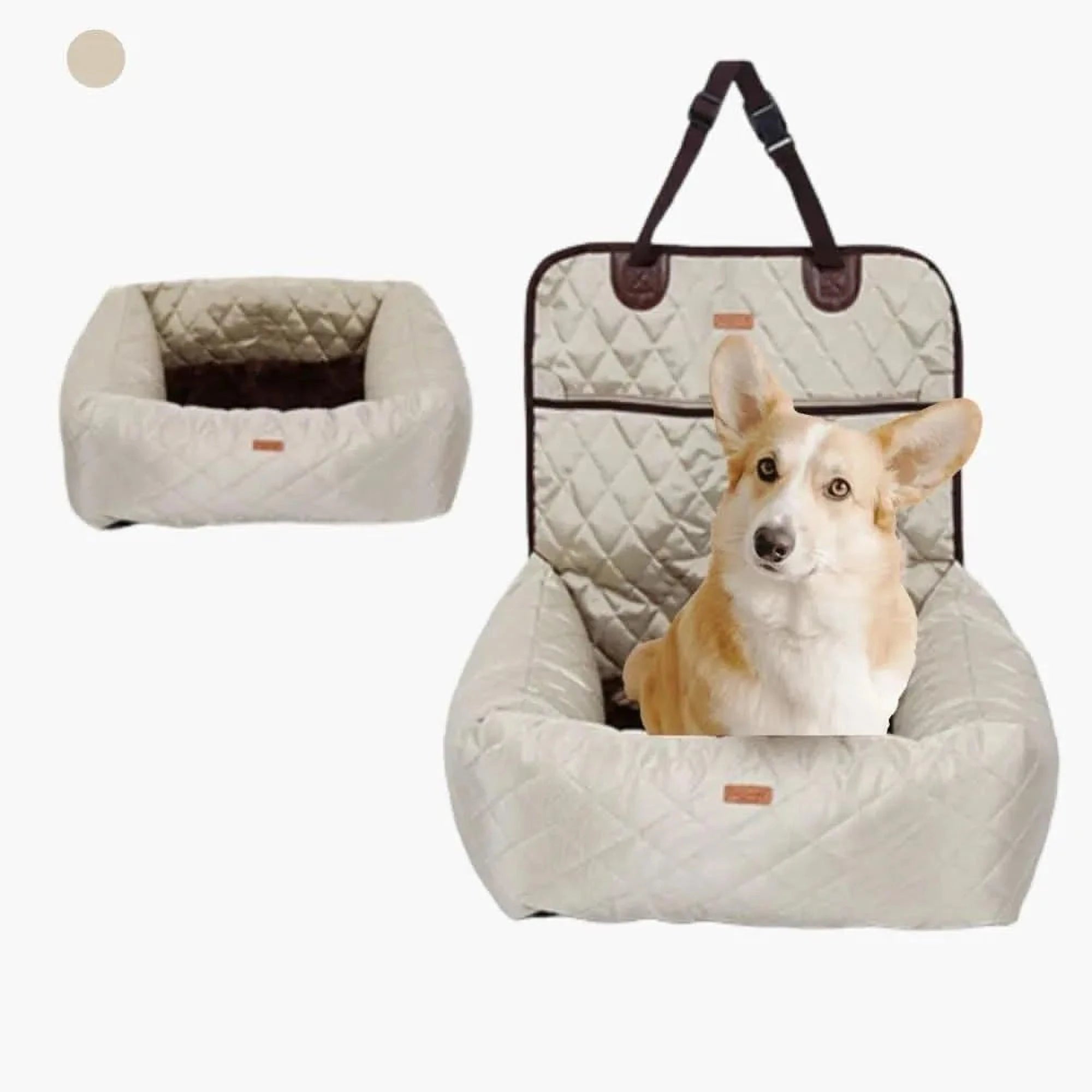RoadTrip Rover Nest | Veilig Auto Hondenzitje & Comfortabel Bed