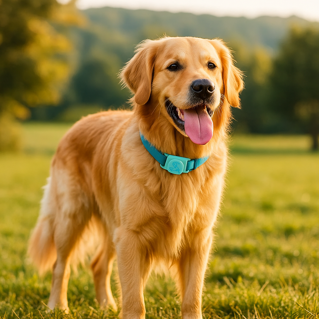 Halsband met houder voor AirTag om honden eenvoudig te volgen en te lokaliseren