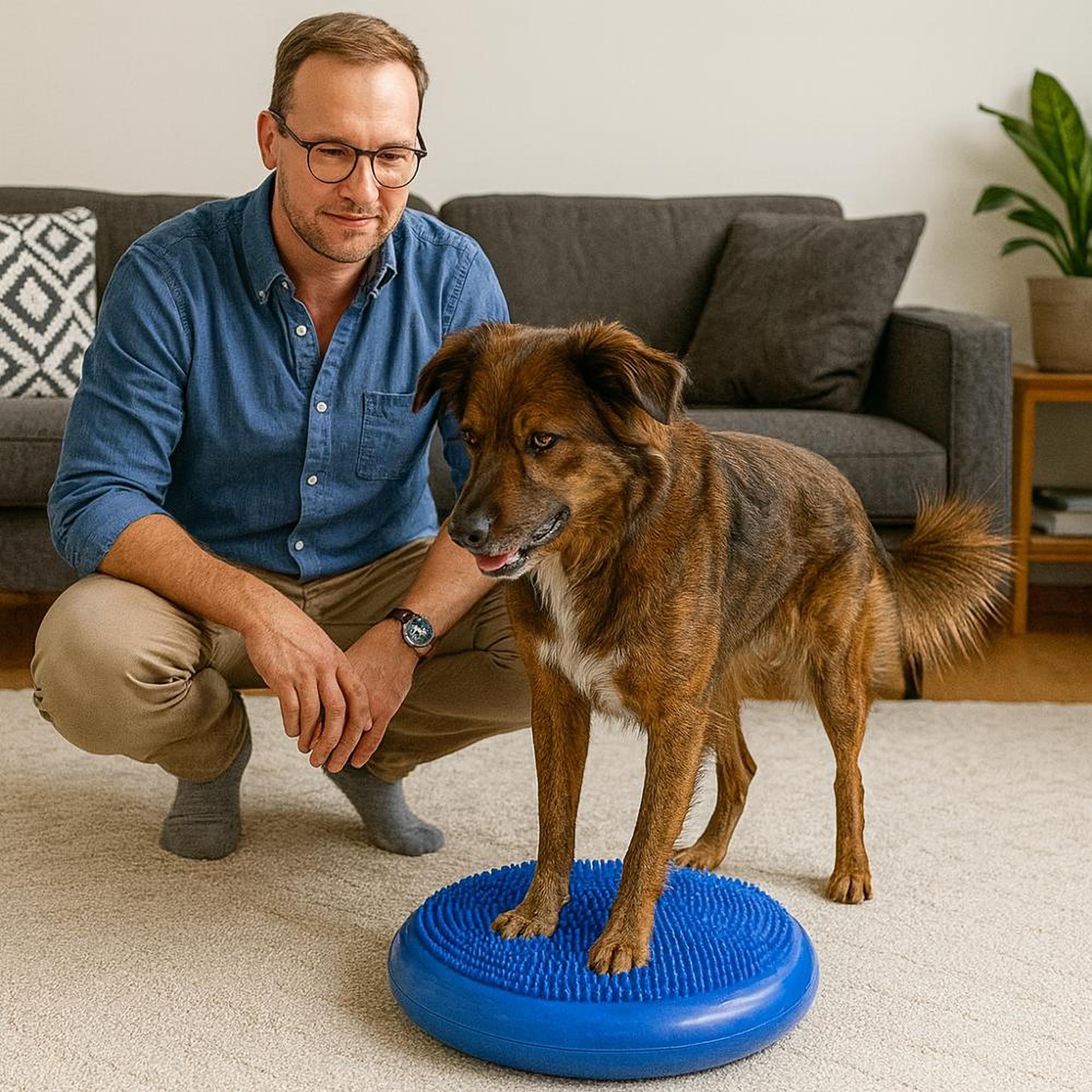 ZenPaws Kussen | Antislip Balanskussen voor Hondenyoga